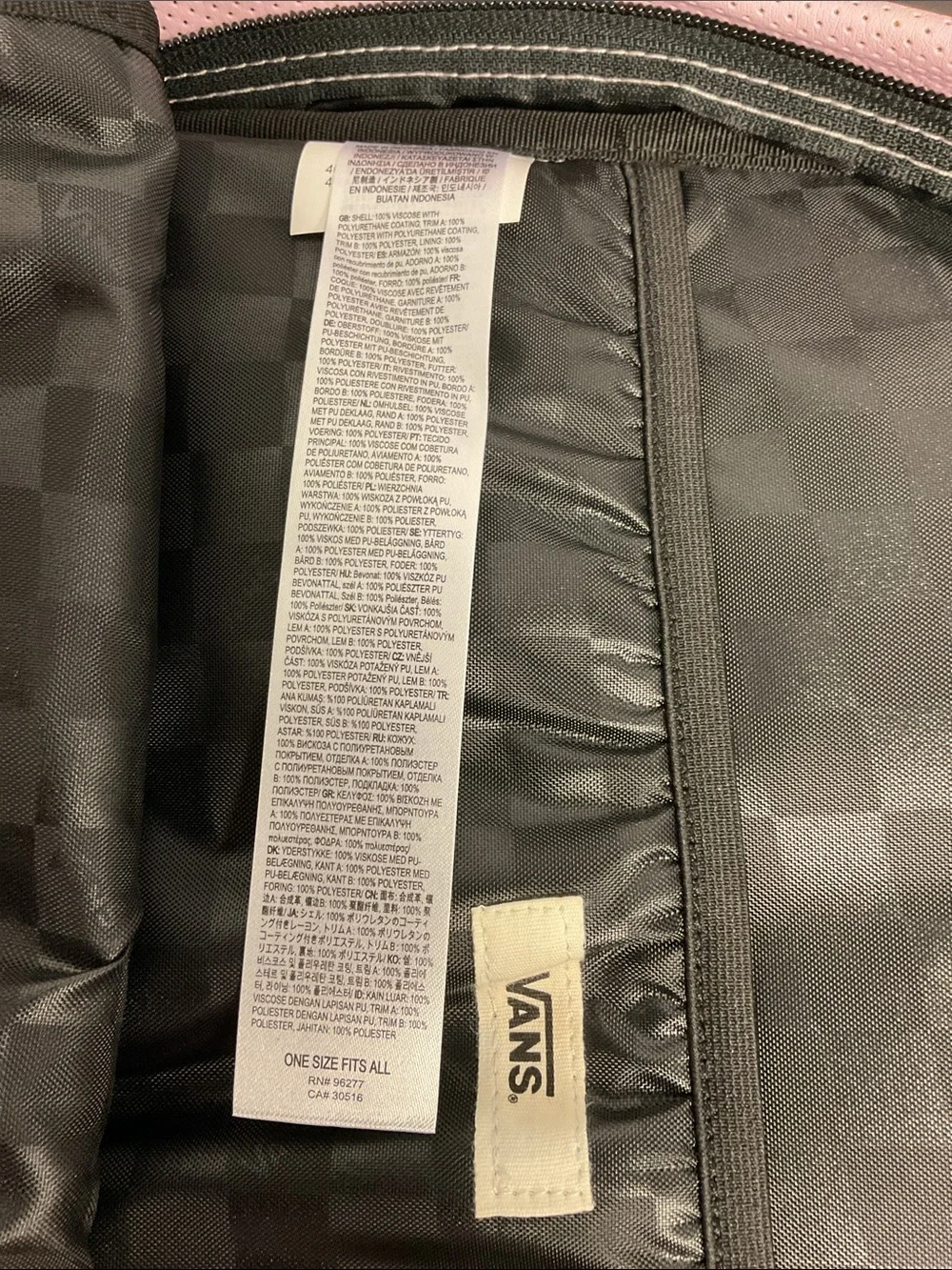 Vans classic backpack